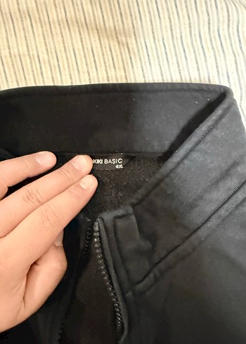 Siyah Fermuarlı Erkek Polar Sweatshirt - Görsel 3