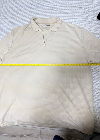 Defacto Haki Fermuarlı Tişört - Görsel 7