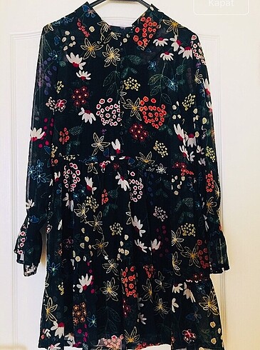 MANGO midi elbise