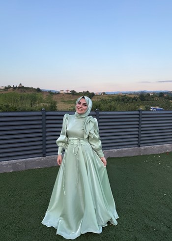 Özel dikim tesettür abiye