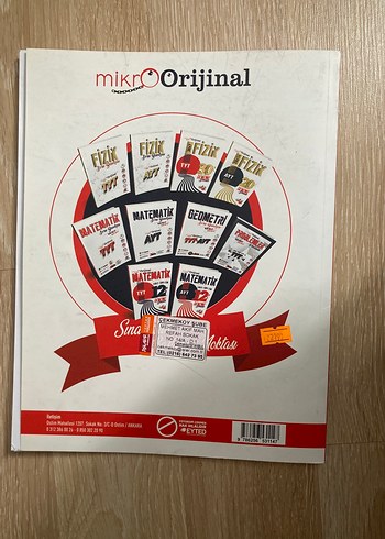  mikroOrijinal AYT Matematik 12'li Deneme Kitabı
