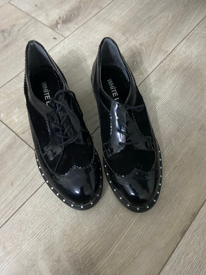 Kadın Siyah Rugan Klasik Topuklu Ayakkabı - Görsel 2