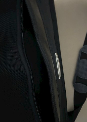 Siyah Fermuarlı Erkek Omuz Çantası - Görsel 7