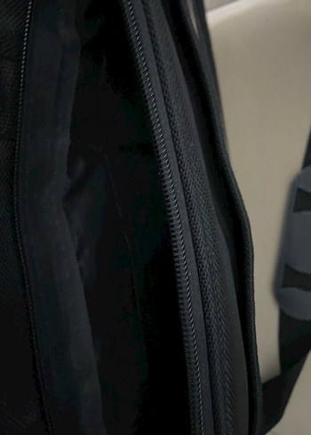 Siyah Fermuarlı Erkek Omuz Çantası - Görsel 8