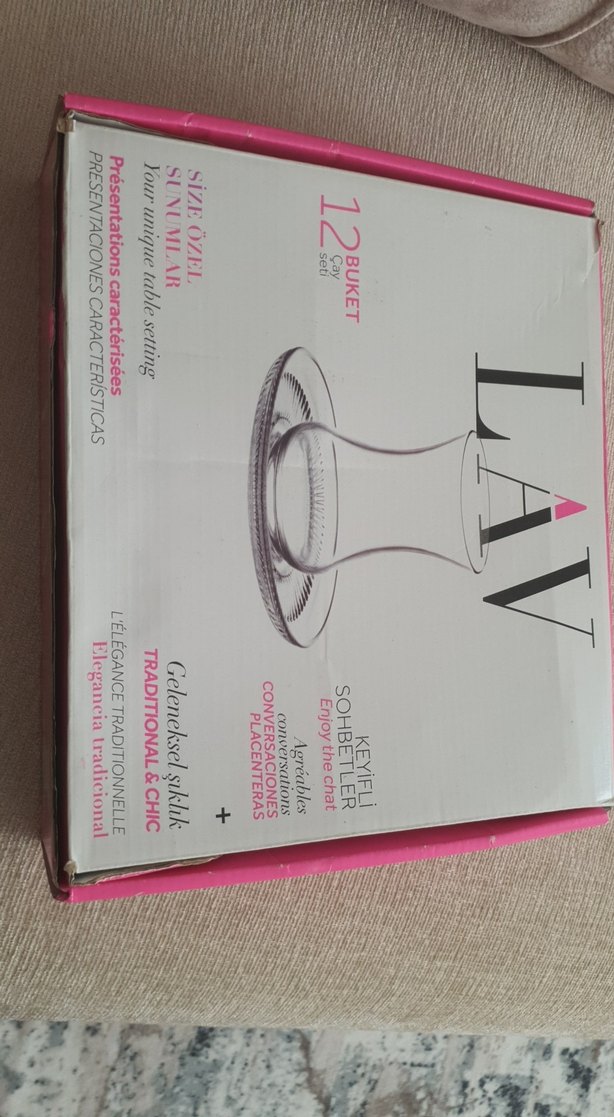 LAV Pembe 12 Parça Çay Seti - Görsel 4