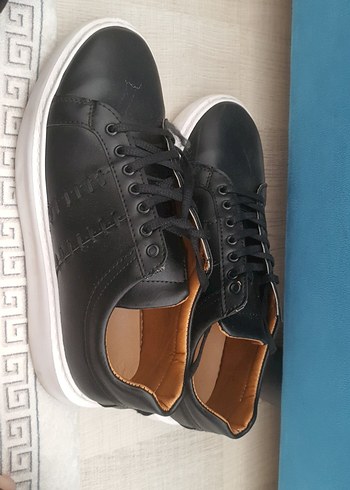 Siyah Bağcıklı Erkek Günlük Ayakkabı - Görsel 5