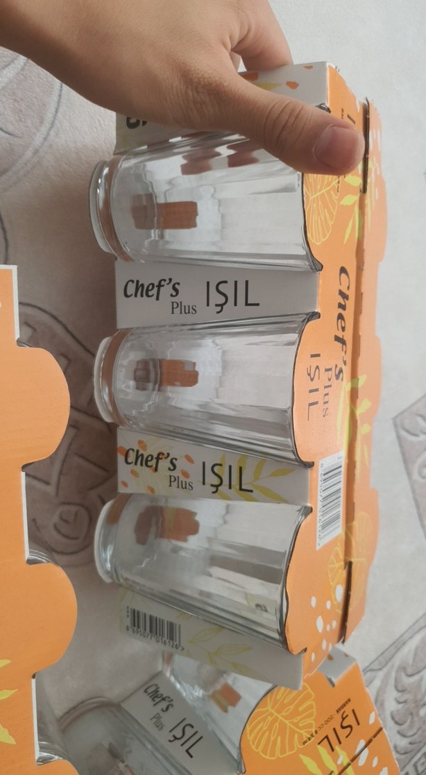 Chef's Plus Yağmur 6'lı Turuncu Bardak Seti - Görsel 5