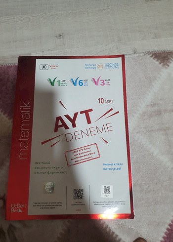 AYT Matematik 10'lu Deneme Kitabı 7 adet mevcut - Görsel 2