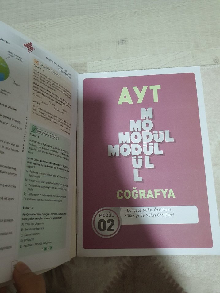 AYT Coğrafya Modül Soru Bankası - Görsel 2