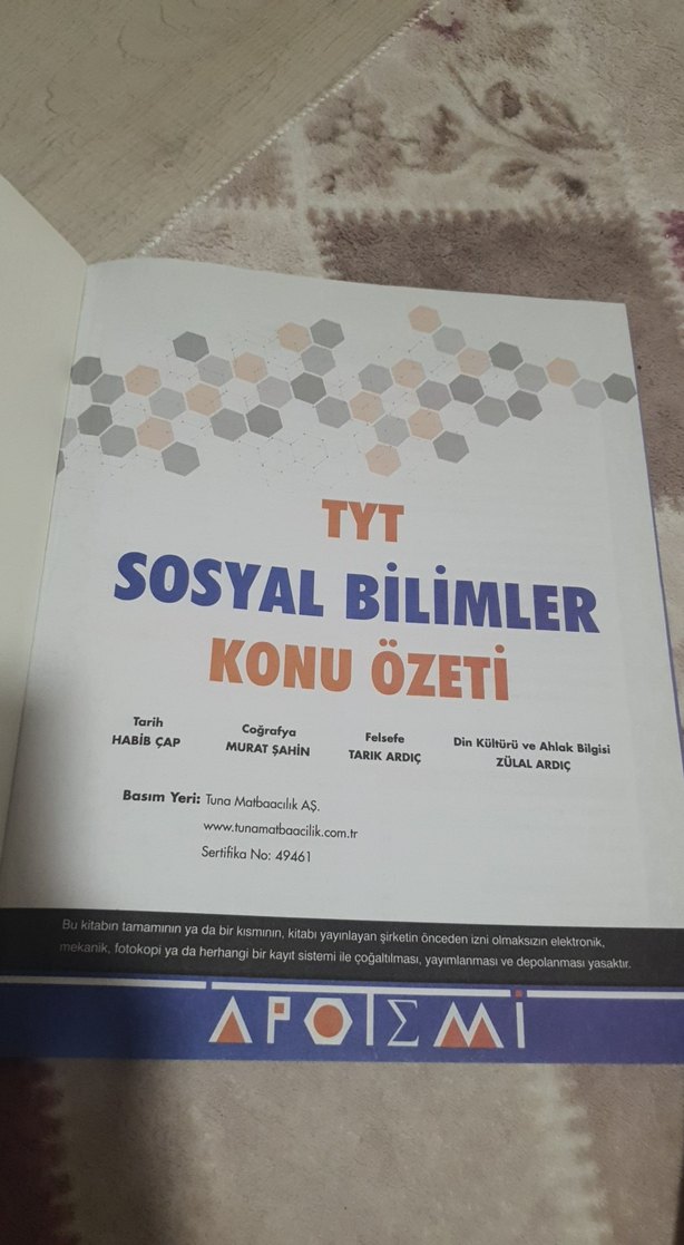 TYT Sosyal Bilimler Konu Özeti Kitap - Görsel 3