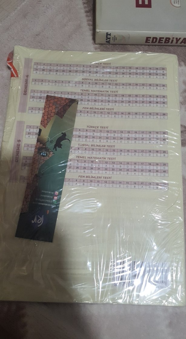 Türkiye Geneli TYT Denemesi 5 adet Soru Kitapçığı - Görsel 3