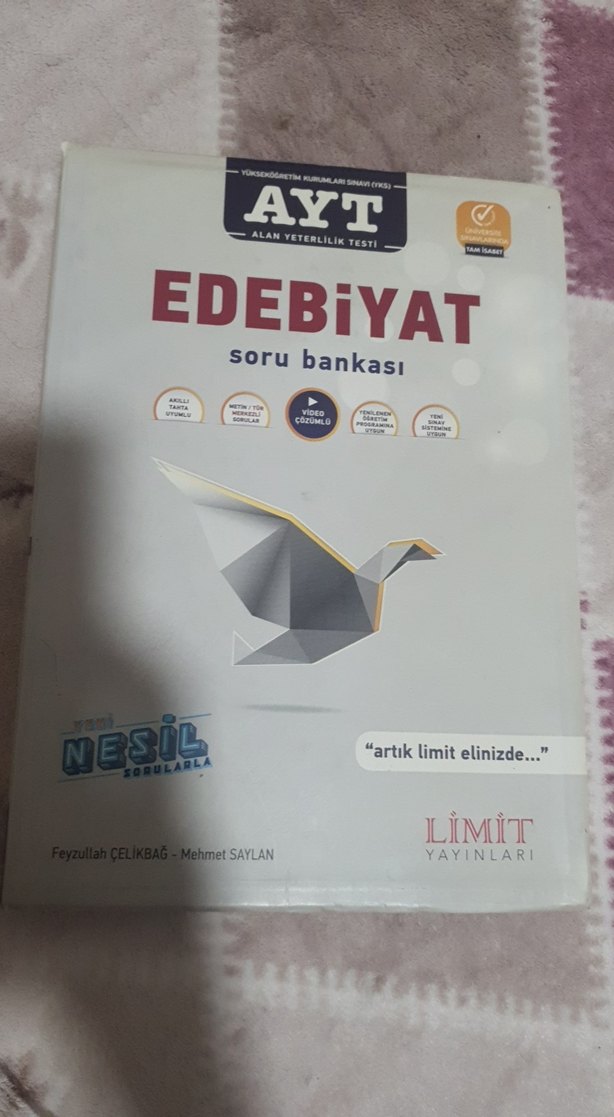 AYT Edebiyat Soru Bankası - Limit Yayınları - Görsel 2
