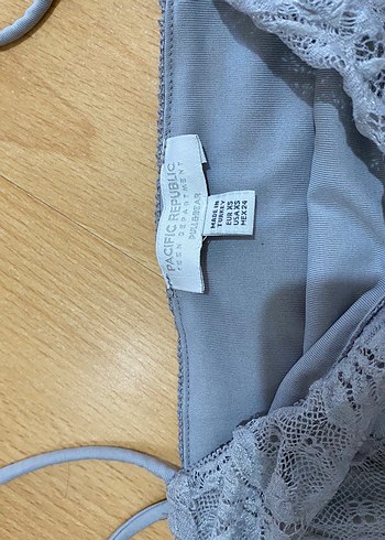 Pull and Bear Pull&Bear gri dantelli elbise