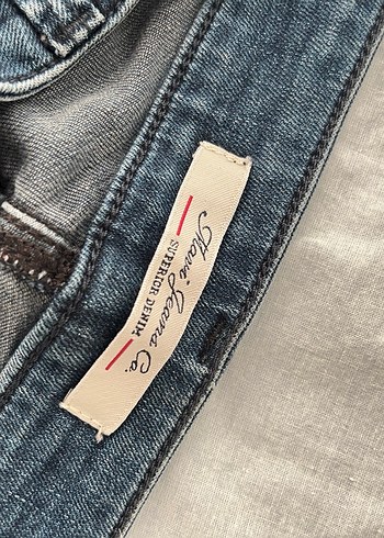 38 Beden Mavi Kadın Denim Pantolon