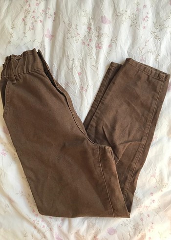 kahverengi kot pantolon - Görsel 4