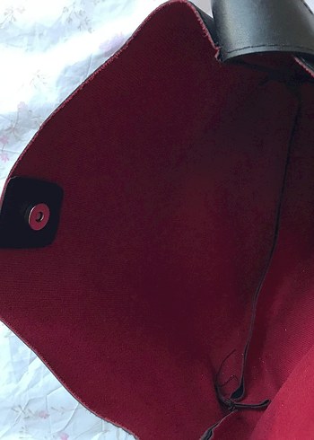 Siyah Deri Kadın Çanta - Görsel 3