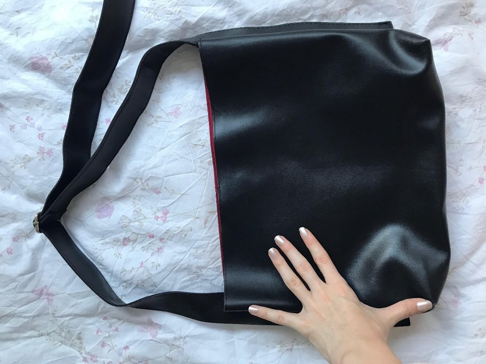 Siyah Deri Kadın Çanta - Görsel 2