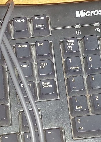 Microsoft Siyah Kablolu Klavye - Görsel 5