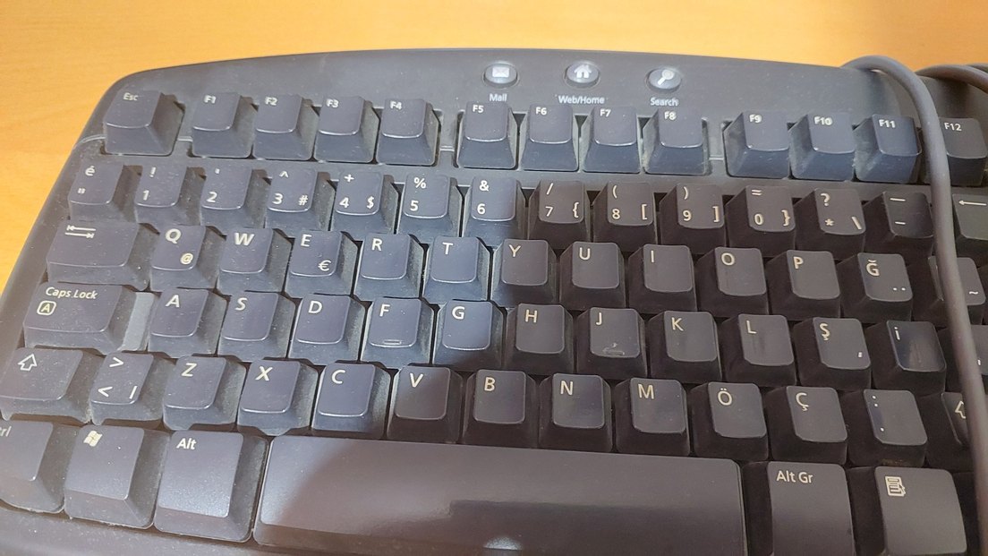 Microsoft Siyah Kablolu Klavye - Görsel 3