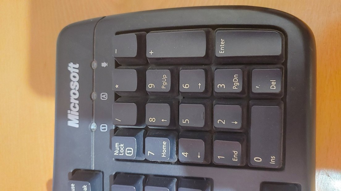 Microsoft Siyah Kablolu Klavye - Görsel 2