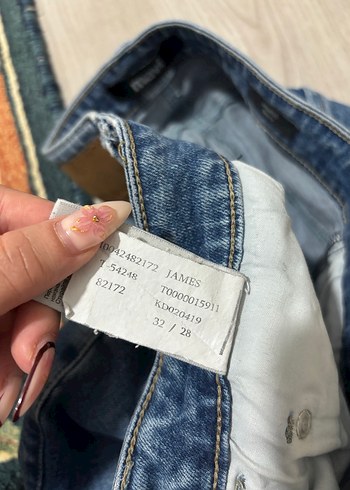 Erkek Mavi Denim Regular Fit Jean - Görsel 3