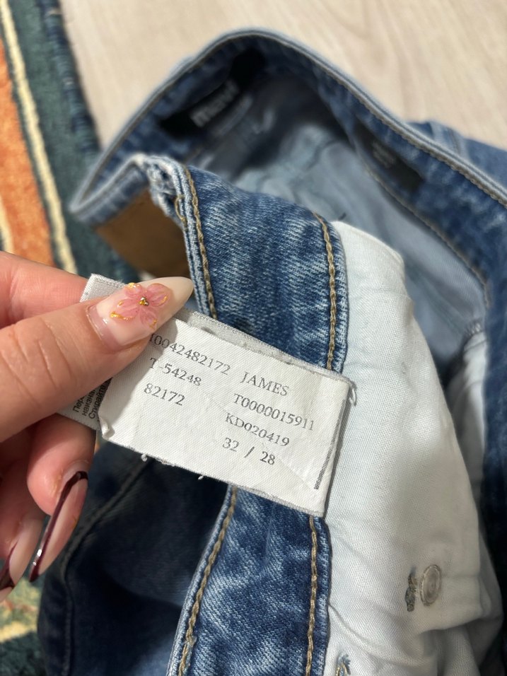 Erkek Mavi Denim Regular Fit Jean - Görsel 3