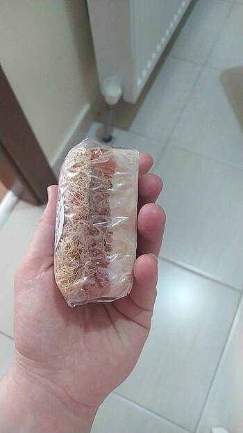 Keçi sütlü, ballı, kabak lifli sabun