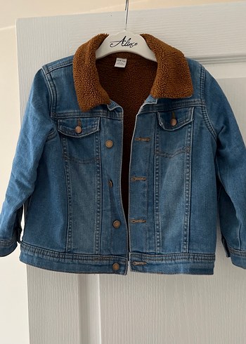 Erkek Çocuk Düğmeli Denim Ceket - Görsel 2