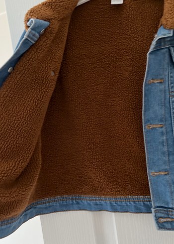 Erkek Çocuk Düğmeli Denim Ceket - Görsel 3