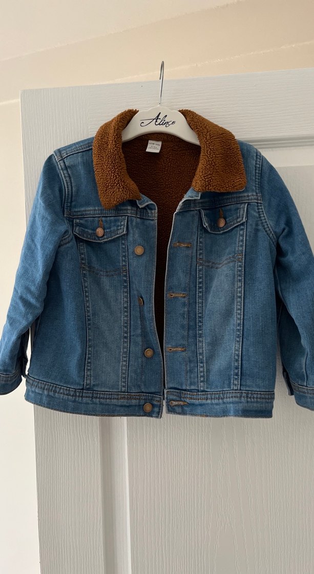 Erkek Çocuk Düğmeli Denim Ceket - Görsel 2