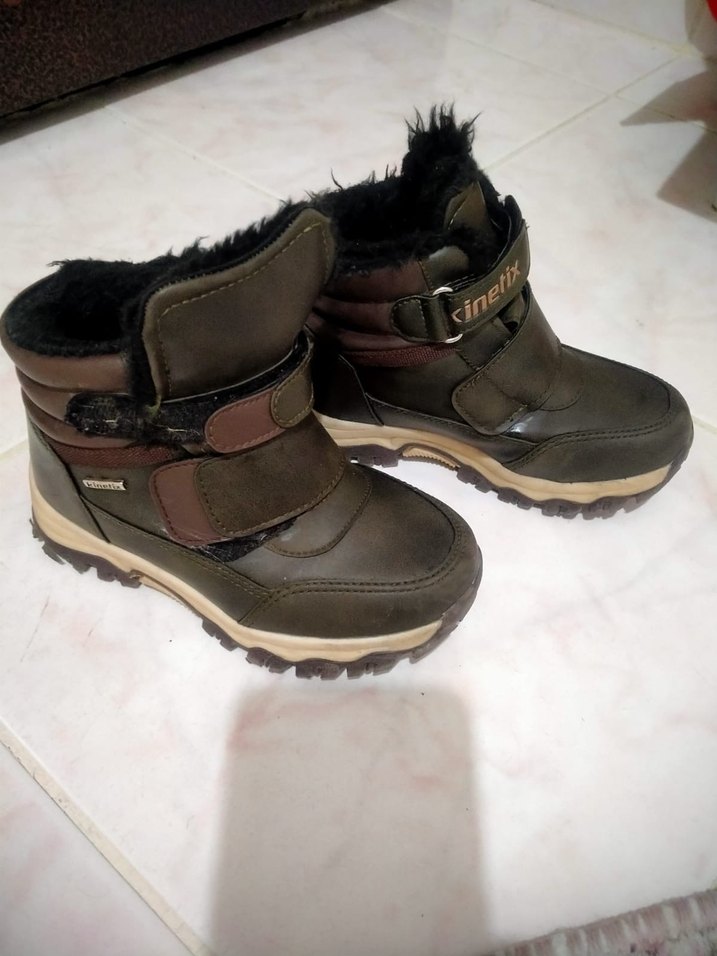 Kızaklı Erkek Çocuk Kahverengi Bot - Görsel 2