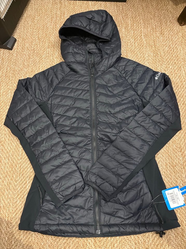 Columbia Siyah Kapüşonlu Kadın Mont S - Görsel 2