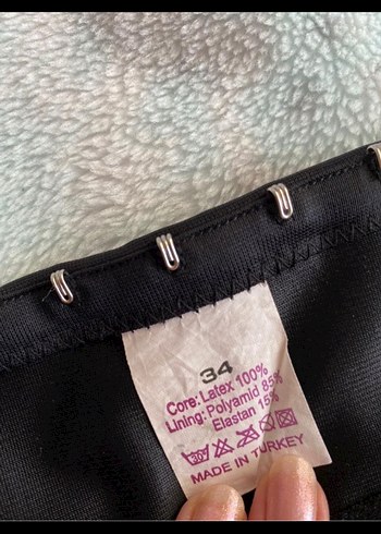 Siyah Mini Korseli Korse - Görsel 3