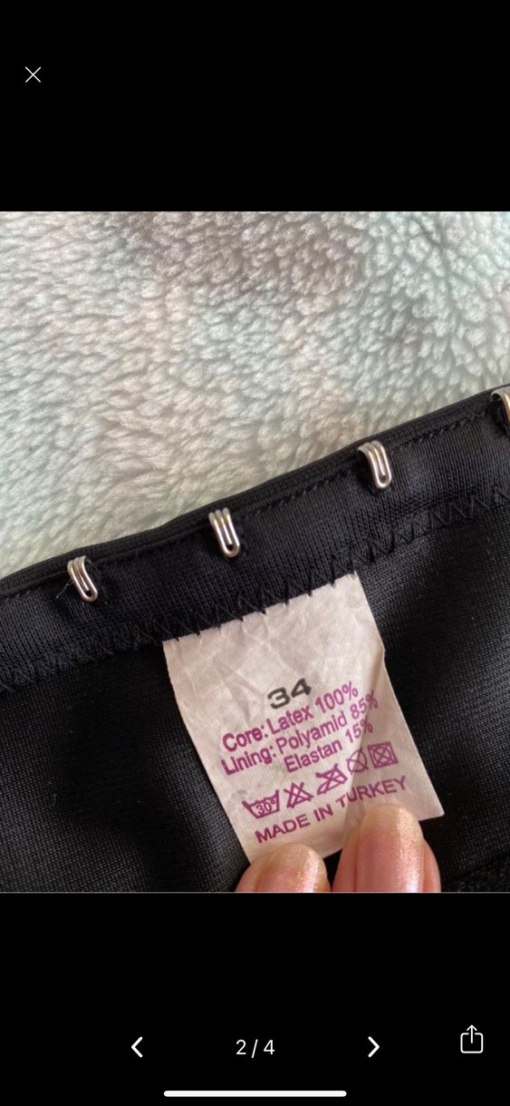 Siyah Mini Korseli Korse - Görsel 3