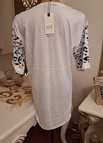 diğer Beden çeşitli Renk Leopar Tshirt