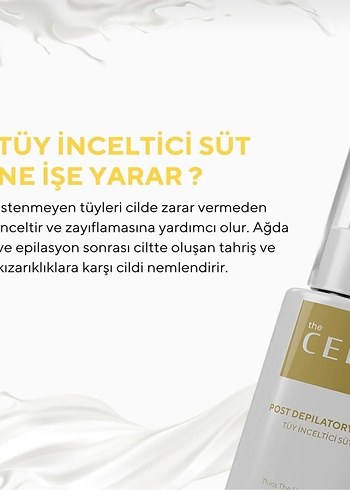 The CEEL Tüy İncelten Süt 60ML - Görsel 4