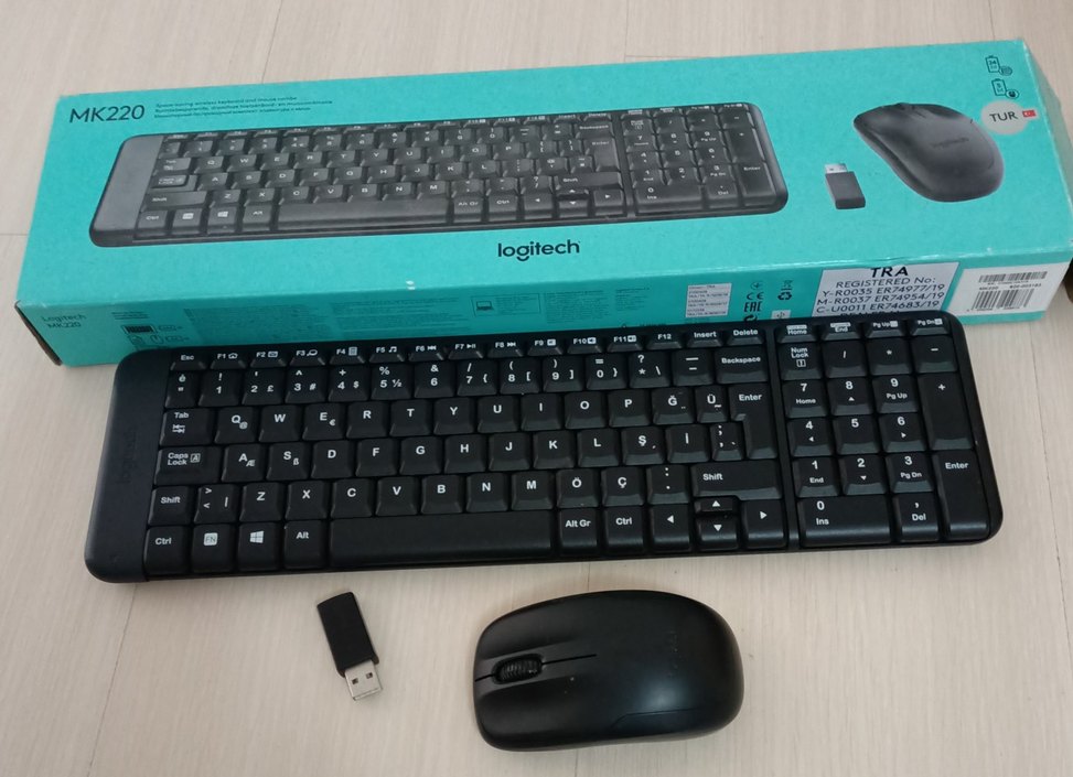 Logitech Siyah Kablosuz Klavye ve Mouse Seti - Görsel 5