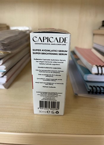 Capicade Super Aydınlatıcı Serum 30ml - Görsel 2