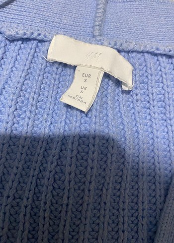 H&M Düğmeli Mavi Hamile Triko Hırka