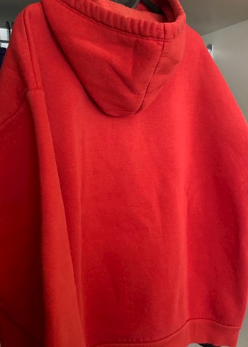 xs Beden kırmızı Renk Kırmızı Kapüşonlu MAVİ Sweatshirt