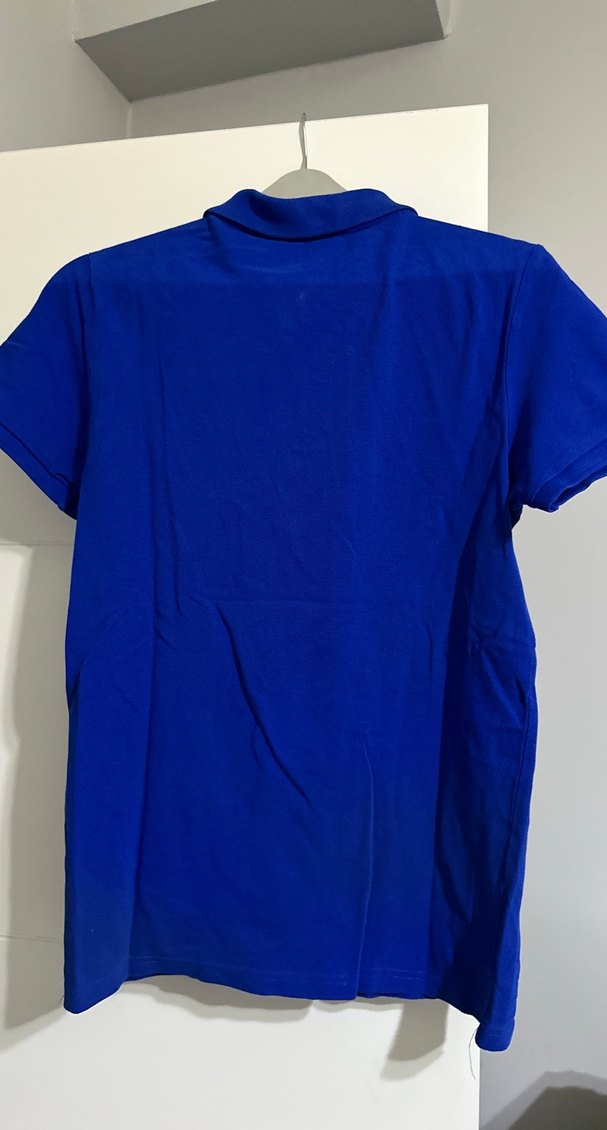 Fenerbahçe logolu saks mavisi polo yaka tişört - Görsel 2