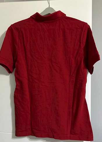 Kırmızı Erkek Polo Yaka Kısa Kollu Tişört - Görsel 2