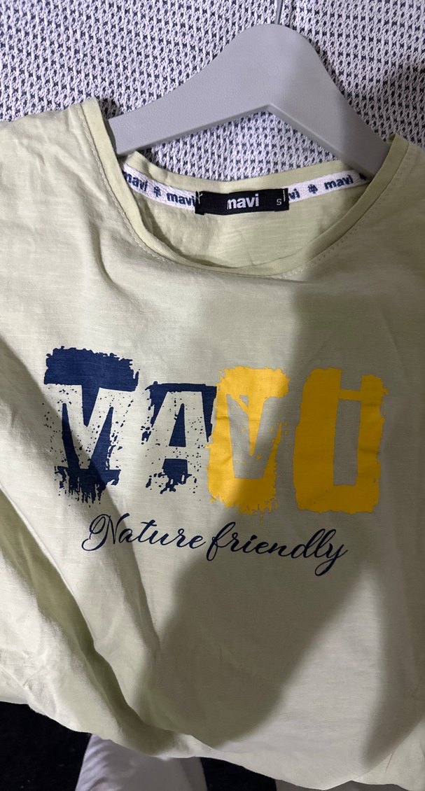 Erkek Yeşil Baskılı Kısa Kollu Tişört - Görsel 3