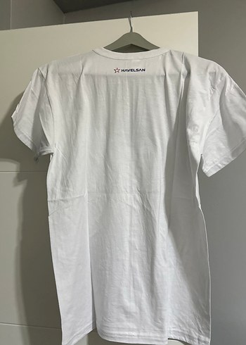 Beyaz Baskılı Erkek Tişört - Görsel 2