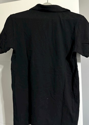 Erkek Siyah Kısa Kollu Polo Tişört - Görsel 2