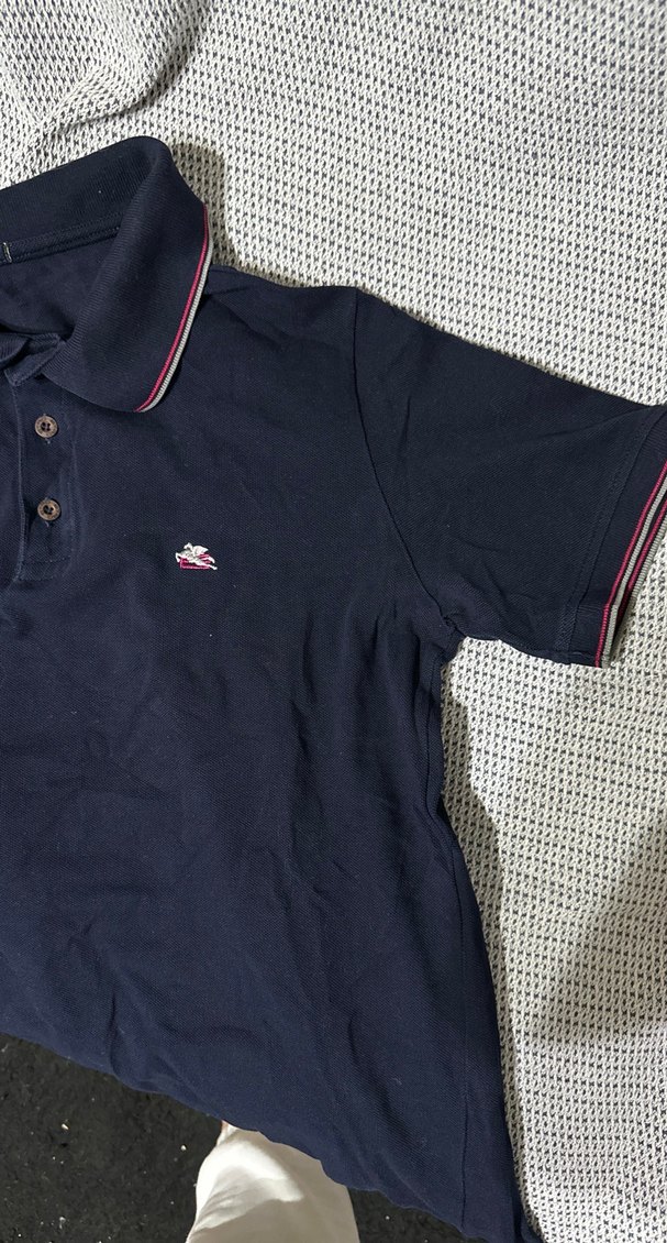 Erkek Lacivert Polo Yaka Tişört - Görsel 3