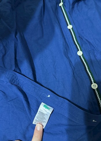 Lacoste Erkek Mavi Gömlek - Görsel 4