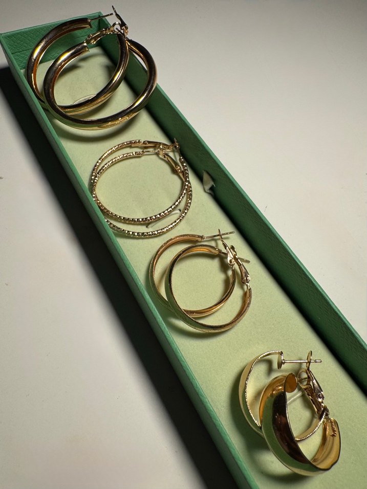  4lü Halka Küpe Seti - Görsel 2