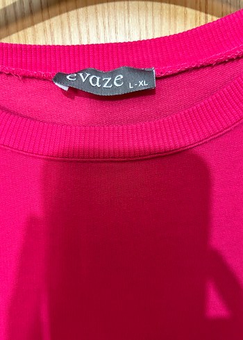 42 Beden Pembe Nakışlı Kadın Sweatshirt