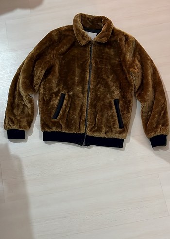 Moncler Siklik Ve Rahatlik Kahverengi Pelus Bomber Ceket